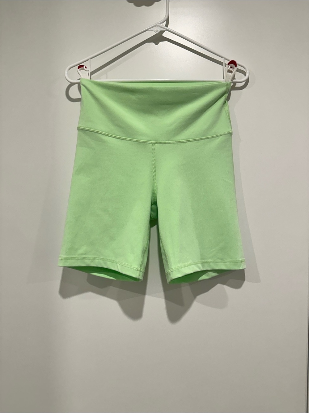 TNA Medium Lime Green Biker Shorts